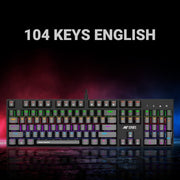 ANT ESPORTS MK3200 V2 MECHANICAL GAMING KEYBOARD MULTICOLOR LED BACKLIT WIRED - BLUE SWITCH - SWIFT PERIPHERALS1094049