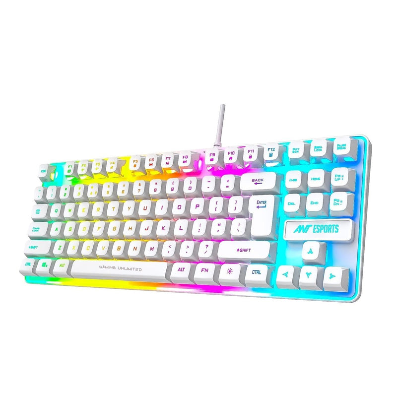 ANT ESPORTS MK700 V2 TKL BACKLIT GAMING KEYBOARD (MERCURY) - SWIFT PERIPHERALSAEPP0227