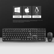 ANT ESPORTS MKWM2023 WIRELESS KEYBOARD & MOUSE COMBO (BLACK) R - 41211141 - SWIFT PERIPHERALSAEPP0051