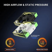 ANT ESPORTS QUARTZFLOW 120MM 3 IN 1 ARGB CASE FAN KIT WHITE - SWIFT PERIPHERALS1091939