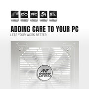 ANT ESPORTS RX650 650 WATT 80 PLUS BRONZE CERTIFIED POWER SUPPLY - WHITE - SWIFT PERIPHERALS1093163