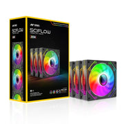 ANT ESPORTS SCIFLOW ARGB BLACK CABINET FAN TRIPLE PACK - SWIFT PERIPHERALS1090041