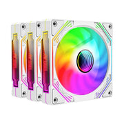 ANT ESPORTS SCIFLOW ARGB WHITE CABINET FAN TRIPLE PACK - SWIFT PERIPHERALS1090039