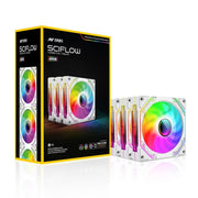 ANT ESPORTS SCIFLOW ARGB WHITE CABINET FAN TRIPLE PACK - SWIFT PERIPHERALS1090039