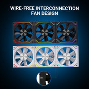 ANT ESPORTS SHIFTFLOW 120MM 3 IN 1 ARGB CASE FAN KIT BLACK - SWIFT PERIPHERALS1091936