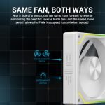 ANT ESPORTS SHIFTFLOW 120MM 3 IN 1 ARGB CASE FAN KIT WHITE - SWIFT PERIPHERALS1091937