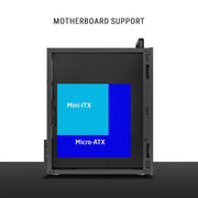 ANT ESPORTS SI10 MID TOWER (M - ATX,M - ITX) BLACK CABINET 3X120MM FANS - SWIFT PERIPHERALSAESP0369