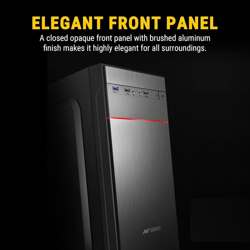 ANT ESPORTS SI27 (ATX) MID TOWER CABINET (BLACK) - SWIFT PERIPHERALS1089501