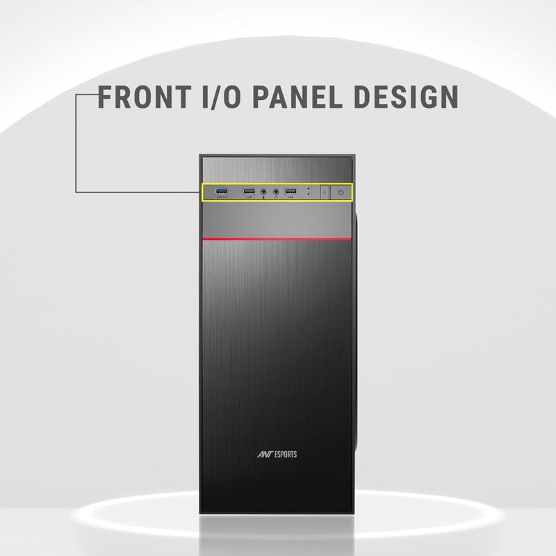 ANT ESPORTS SI27 (ATX) MID TOWER CABINET (BLACK) - SWIFT PERIPHERALS1089501
