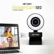 ANT ESPORTS STREAMCAM 120 - WEB CAMERA - BLACK - SWIFT PERIPHERALSAEPP0018