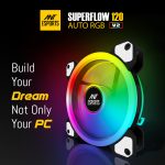 ANT ESPORTS SUPERFLOW 120 AUTO RGB CABINET FAN - SWIFT PERIPHERALS103190
