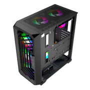 ANT ESPORTS SX5 MID - TOWER ATX CABINET BLACK - SWIFT PERIPHERALS1085114