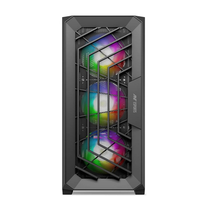 ANT ESPORTS SX5 MID - TOWER ATX CABINET BLACK - SWIFT PERIPHERALS1085114