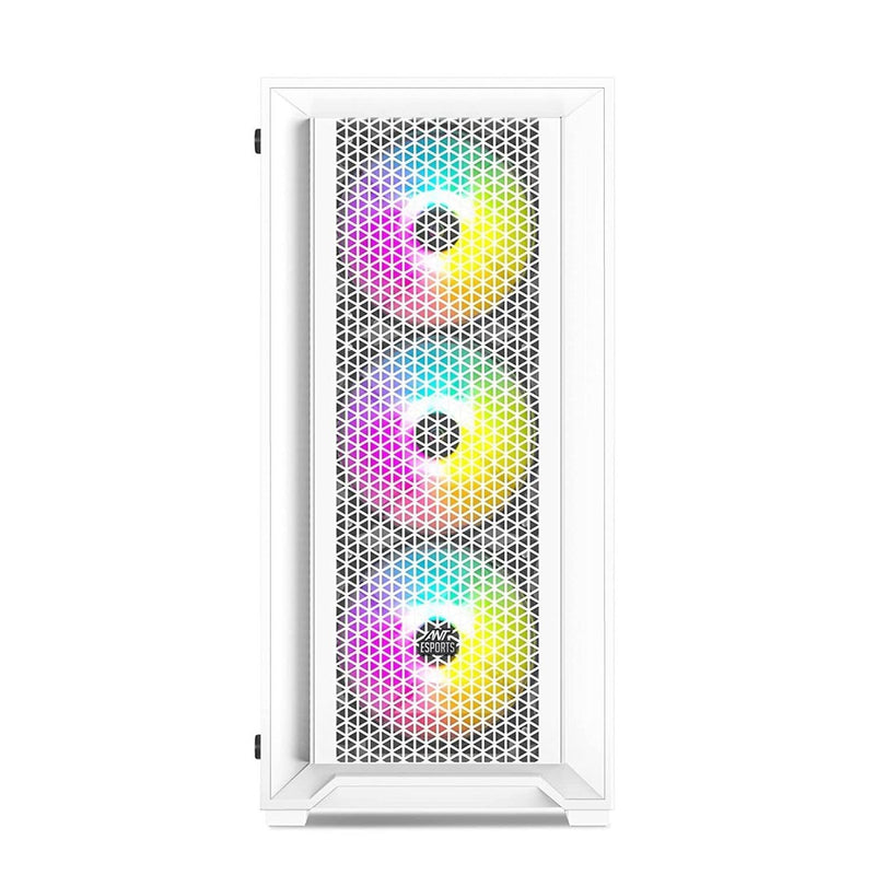ANT ESPORTS SX7 MID - TOWER ATX CABINET WHITE - SWIFT PERIPHERALS1085115