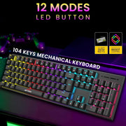 ANT ESPORTS THUNDER 30 WIRED MECHANICAL GAMING KEYBOARD MOUSE COMBO - SWIFT PERIPHERALS1092898