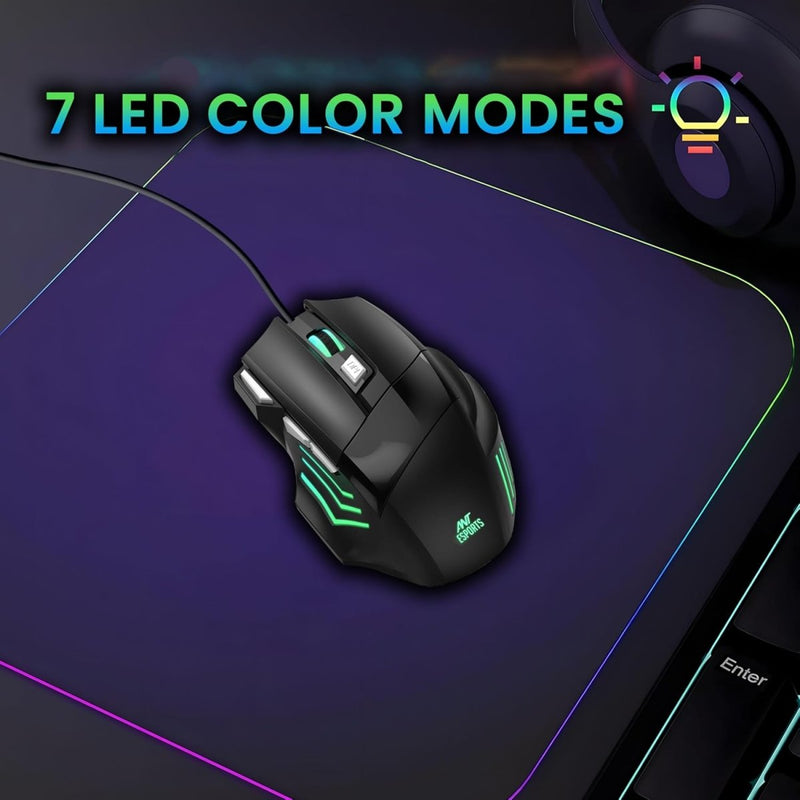 ANT ESPORTS THUNDER 30 WIRED MECHANICAL GAMING KEYBOARD MOUSE COMBO - SWIFT PERIPHERALS1092898