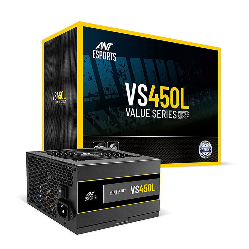 Ant Esports VS450L 450W Non - Modular 80 Plus Bronze SMPS Power Supply - SWIFT PERIPHERALSVS450L