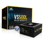 Ant Esports VS500L 500W Non - Modular 80 Plus Bronze SMPS Power Supply - SWIFT PERIPHERALSVS500L