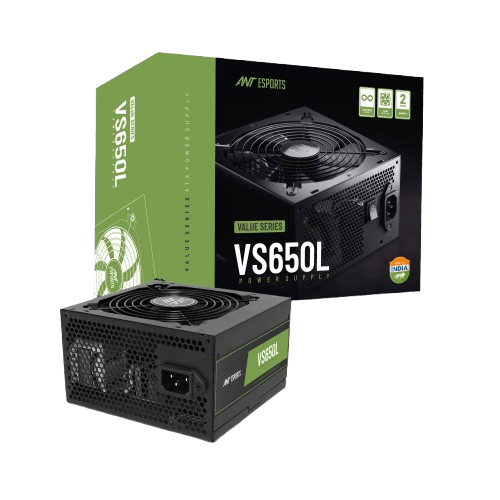 ANT ESPORTS VS650L 650 WATTS PSU (BLACK) - SWIFT PERIPHERALS1091228