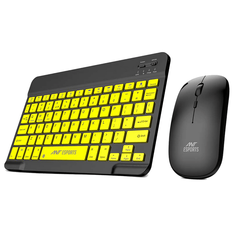ANT ESPORTS WIRELESS KEYBOARD AND MOUSE COMBO (BLACK CYAN) WKM11 - SWIFT PERIPHERALSAEPP0178