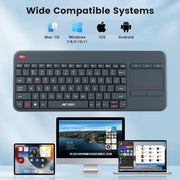 ANT ESPORTS WK100 WIRELESS KEYBOARD WITH BUILT - IN TOUCHPAD (GRAY) - SWIFT PERIPHERALSAEPP0197