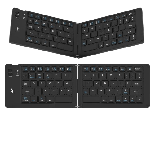 ANT ESPORTS WK150 FOLDABLE BLUETOOTH KEYBOARD BLACK (R - 41285455) (ETA - SD - 20241110951) - SWIFT PERIPHERALSANTP0043