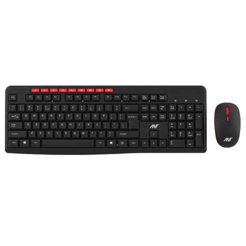 ANT ESPORTS WK200 PROFESSIONAL WIRELESS KEYBOARD & MOUSE COMBO BLACK (R - 41285455) (ETA - SD - 20241110953) (ETA - SD - 20241110999) - SWIFT PERIPHERALSANTP0044