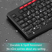 ANT ESPORTS WK200 PROFESSIONAL WIRELESS KEYBOARD & MOUSE COMBO BLACK (R - 41285455) (ETA - SD - 20241110953) (ETA - SD - 20241110999) - SWIFT PERIPHERALSANTP0044