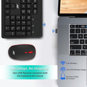 ANT ESPORTS WK200 PROFESSIONAL WIRELESS KEYBOARD & MOUSE COMBO BLACK (R - 41285455) (ETA - SD - 20241110953) (ETA - SD - 20241110999) - SWIFT PERIPHERALSANTP0044
