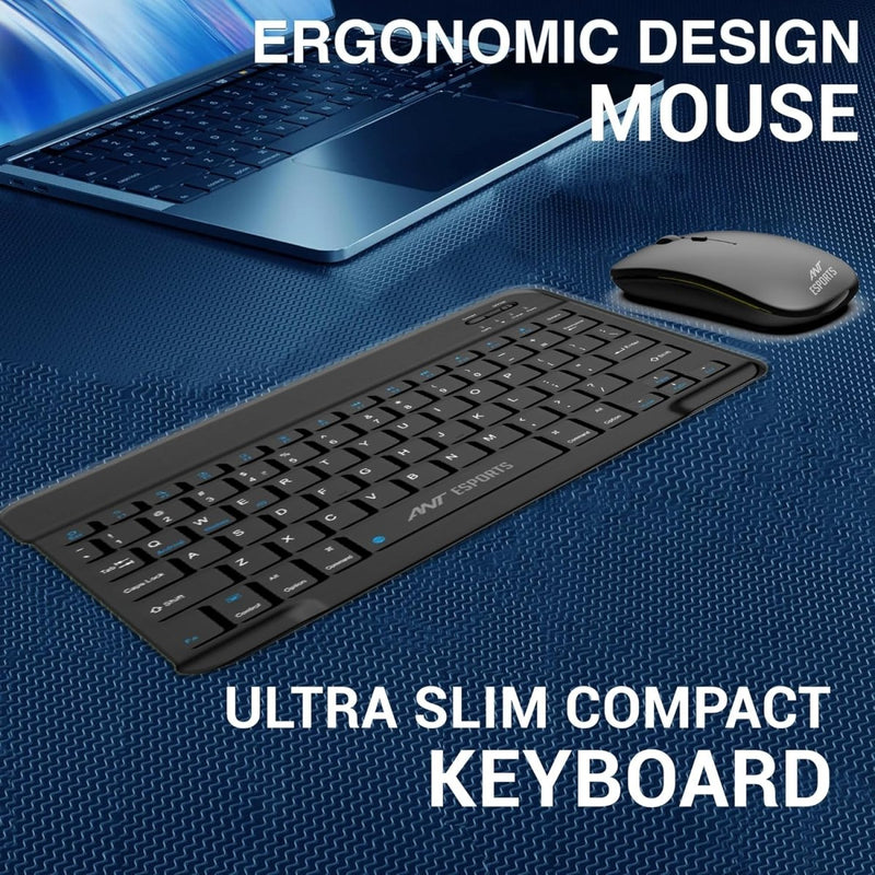 ANT ESPORTS WKM11 WIRELESS KEYBOARD & MOUSE COMBO - BLACK (ETA - SD - 20221009069)(ETA - SD - 20221009067) - SWIFT PERIPHERALSAEPP0201