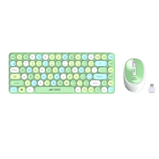 ANT ESPORTS WKM33 WIRELESS RETRO KEYBOARD AND MOUSE COMBO (APPLE GREEN) R - 41211141, ETA - SD - 20221009067, ETA - SD - 20221009069 - SWIFT PERIPHERALSAEPP0189