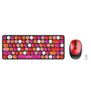 ANT ESPORTS WKM33 WIRELESS RETRO KEYBOARD AND MOUSE COMBO (CHERRY RED) R - 41211141, ETA - SD - 20221009067, ETA - SD - 20221009069 - SWIFT PERIPHERALSAEPP0191