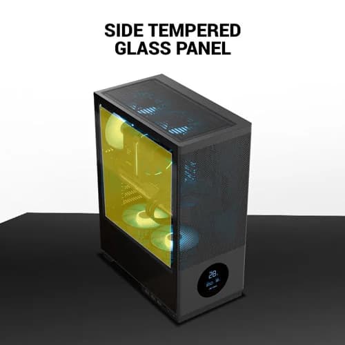 Ant Esports X2 LCD ARGB ATX Mid Tower Case - SWIFT PERIPHERALS1095981