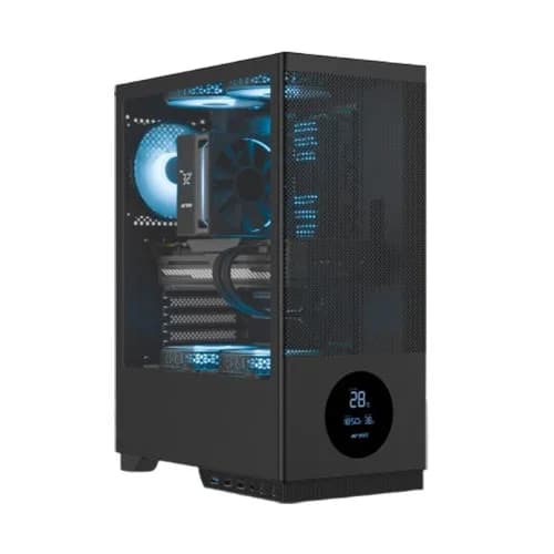Ant Esports X2 LCD ARGB ATX Mid Tower Case - SWIFT PERIPHERALS1095981