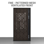 ANT ESPORTS ZEN WOOD C3 (ATX) MID TOWER CABINET (BLACK) - SWIFT PERIPHERALS1090605