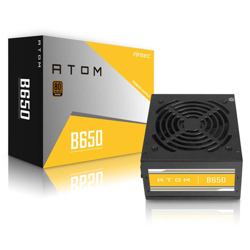 ANTEC ATOM 650W B650 BRONZE 80 PLUS BRONZE NON MODULAR SMPS - SWIFT PERIPHERALS101777