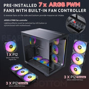 ANTEC C5 ARGB (ATX) MID TOWER CABINET (BLACK) - SWIFT PERIPHERALS1093912