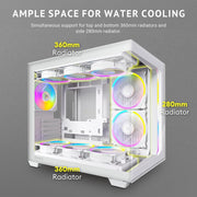 ANTEC C5 ARGB (ATX) MID TOWER CABINET (WHITE) - SWIFT PERIPHERALS1093493