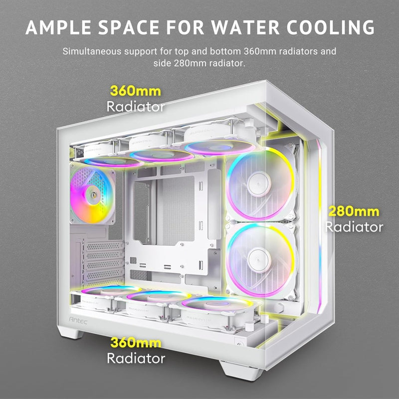 ANTEC C5 ARGB (ATX) MID TOWER CABINET (WHITE) - SWIFT PERIPHERALS1093493