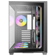 ANTEC CONSTELLATION SERIES C5 ARGB Tempered Glass Side Panel ATX Mid Tower Gaming Cabinet - Black - SWIFT PERIPHERALSC5-BLACK-ARGB