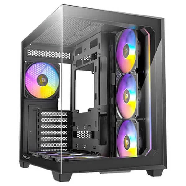 ANTEC CONSTELLATION SERIES C5 ARGB Tempered Glass Side Panel ATX Mid Tower Gaming Cabinet - Black - SWIFT PERIPHERALSC5-BLACK-ARGB
