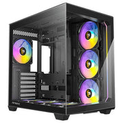 ANTEC CONSTELLATION SERIES C5 ARGB Tempered Glass Side Panel ATX Mid Tower Gaming Cabinet - Black - SWIFT PERIPHERALSC5-BLACK-ARGB