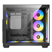ANTEC CONSTELLATION SERIES C5 ARGB Tempered Glass Side Panel ATX Mid Tower Gaming Cabinet - Black - SWIFT PERIPHERALSC5-BLACK-ARGB