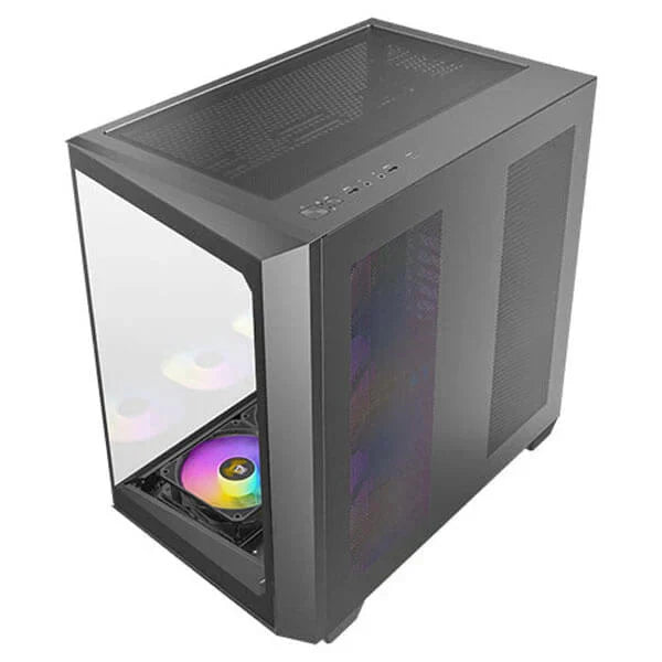ANTEC CONSTELLATION SERIES C5 ARGB Tempered Glass Side Panel ATX Mid Tower Gaming Cabinet - Black - SWIFT PERIPHERALSC5-BLACK-ARGB