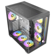 ANTEC CONSTELLATION SERIES C5 ARGB Tempered Glass Side Panel ATX Mid Tower Gaming Cabinet - Black - SWIFT PERIPHERALSC5-BLACK-ARGB