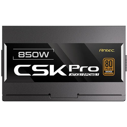 ANTEC CSK850 PRO ATX 3.1 80 PLUS BRONZE SEMI - MODULAR SMPS - SWIFT PERIPHERALS1093541
