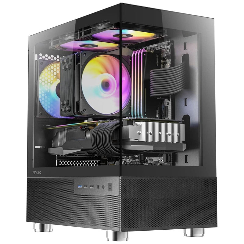 ANTEC CX200M RGB ELITE (M - ATX) MINI TOWER CABINET (BLACK) - SWIFT PERIPHERALS1089940