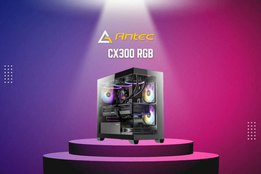 ANTEC CX300M RGB M - ATX MINI TOWER CABINET (BLACK) - SWIFT PERIPHERALS0-761345-10098-4