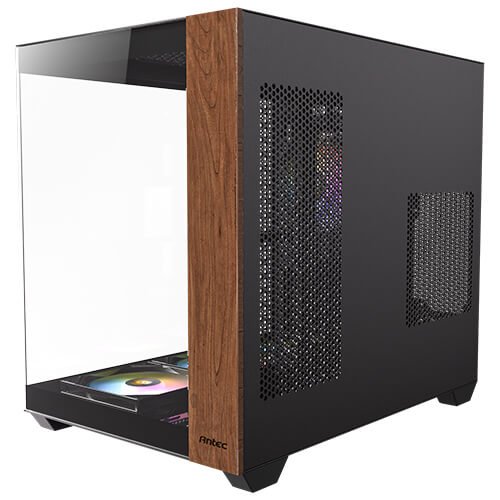 ANTEC CX800 WOOD ARGB MID TOWER TEMPERED GLASS PC GAMING CASE (BLACK) - SWIFT PERIPHERALS1093722
