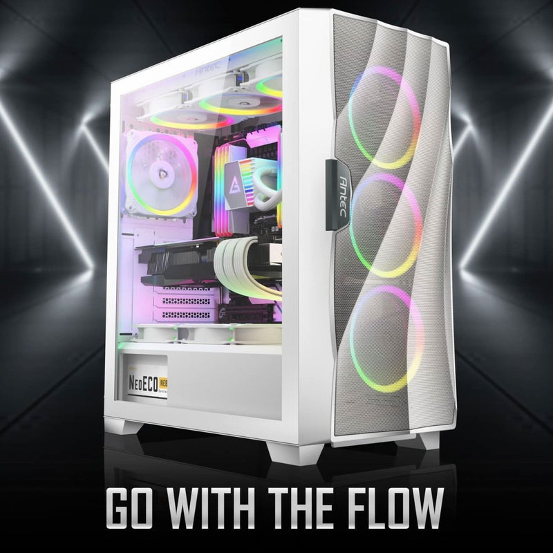 ANTEC DF700 FLUX MID - TOWER ATX CABINET WHITE - SWIFT PERIPHERALS1084528